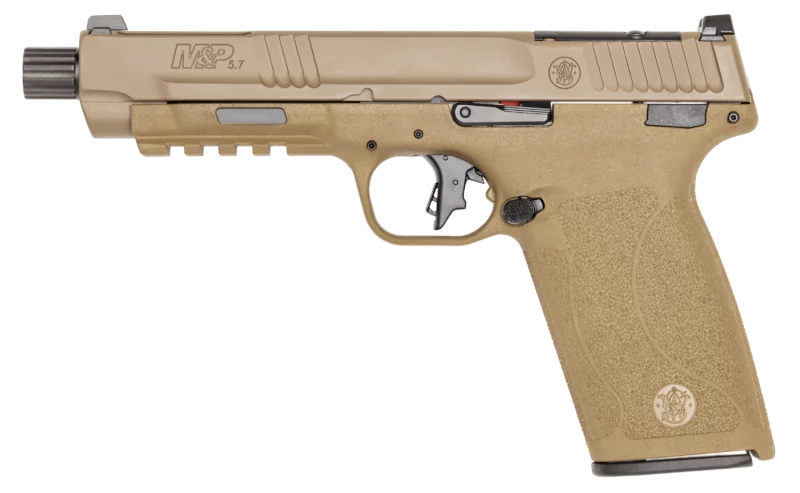 SMITH AND WESSON M&P5.7 OR 5.7X28 5" FDE TB