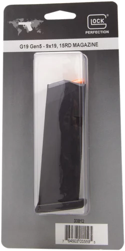 GLOCK OEM MAGAZINE GEN5 19 - 9MM 15RD