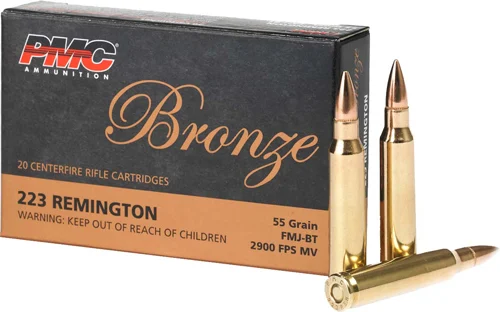 PMC 223 REM 55GR FMJ-BT - 20RD 50BX/CS