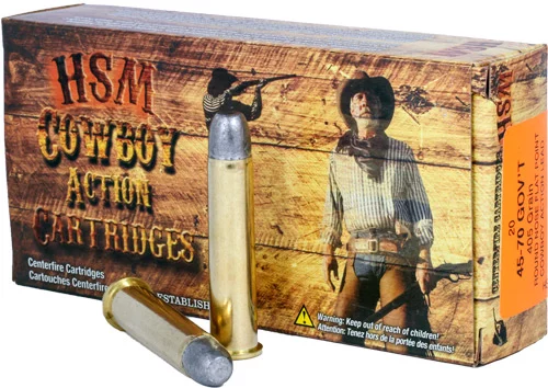 HSM COWBOY 45-70 GOV 405GR - RNFP 20RD 25BX/CS