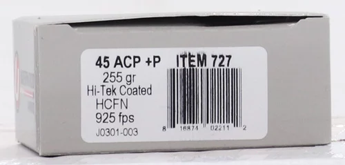 UNDERWOOD 45 ACP+P 255GR - CAST FLAT NOSE 20RD 10BX/CS - Image 2