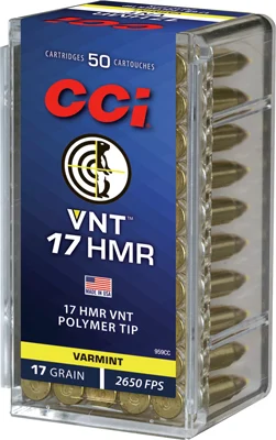 Cci .17 HMR 17gr HP Brass – 50rd