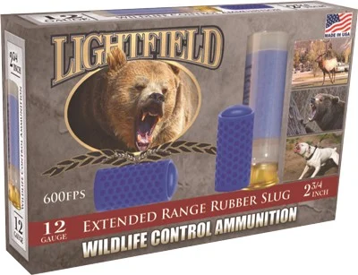 LIGHTFIELD 12GA 2.75" X-RANGE - RUBBER SLUG 5RD 10BX/CS - Image 2