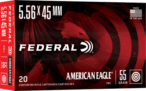 Federal 5.56 NATO 55gr FMJ – 20rd