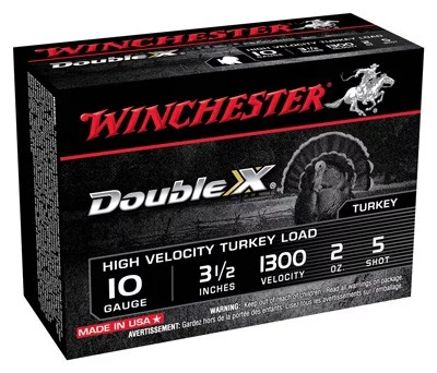 WINCHESTER DOUBLE-X 10GA 3.5" - 2OZ #5 10RD 10BX/CS