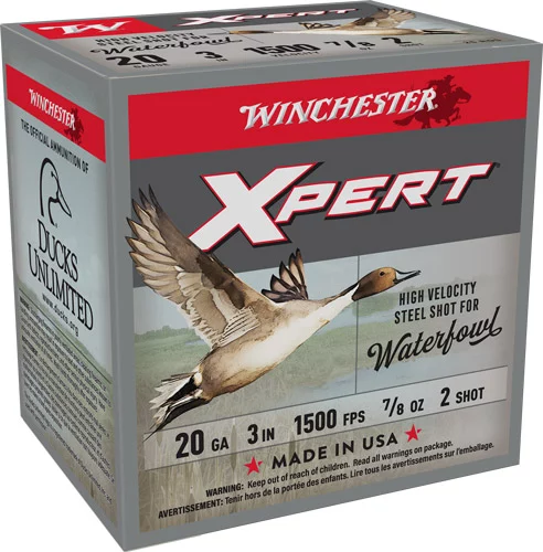 WINCHESTER XPERT STEEL 20GA 3" - 7/8OZ #2 1500FPS 25RD 10BX/CS - Image 2