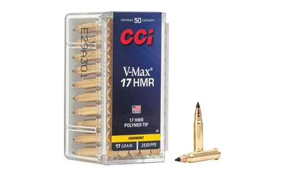 Cci .17 HMR 17gr V-MAX Brass – 50rd