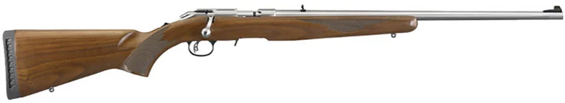 RUGER AMERICAN 22WMR 9-SHOT – 22″ STAINLESS WALNUT (TALO)