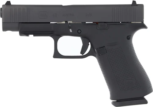 GLOCK 48 9MM LUGER FS 10-SHOT - W/ FRONT RAIL BLACK POLYMER - Image 2