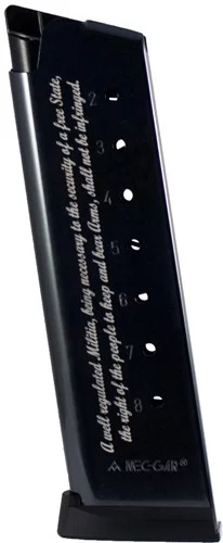 MEC-GAR MAGAZINE 1911 GOVT. - 45ACP 8RD BLUED 2ND AMENDMENT