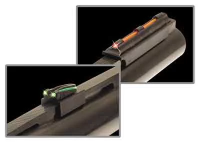 TRUGLO SIGHT SET GOBBLE-DOT - SNAP ON FOR 1/4" RIB RED/GREEN