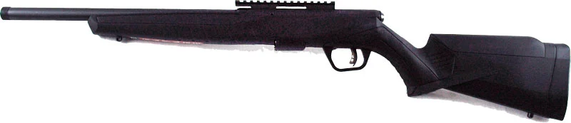 SAVAGE B17FV-SR 17HMR 16.25" - HEAVY BBL THREADED BLACK SYN - Image 2