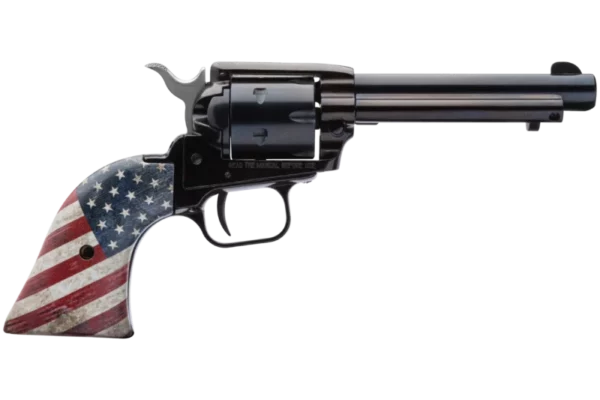 HERITAGE MANUFACTURING 22LR BLUE/US FLAG GRP 4.75" FS